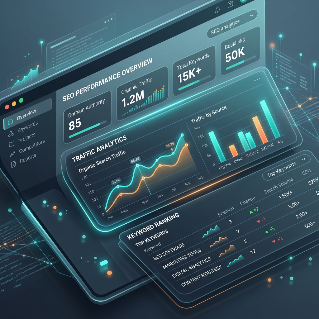 Semrush Dashboard and SEO Analytics Overview
